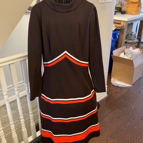 Vintage Brown Poly Superhero Dress - Picture 5 of 10